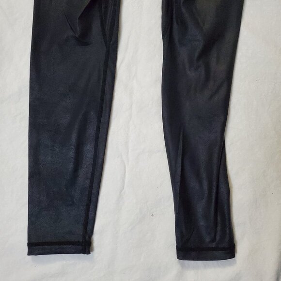 Colorfulkoala Essential Matte Faux Leather Leggings *27" - Black - Size Small - Picture 13 of 16